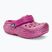 Dětské žabky Crocs Classic Lined Glitter Clog fuchsia fun/multi