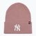 Zimní čepice 47 Brand MLB New York Yankees Haymaker mauve
