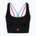 Sportovní podprsenka  Under Armour Project Rock LG Grind Sportlette black/viral blue/astro pink