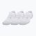Ponožky Under Armour Perf Tech Pro 3 Pack white/white/mod gray