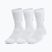 Ponožky Under Armour Training Cotton Crew 3 páry white/white/black