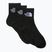 Trekingové ponožky The North Face Multi Sport Cush Quarter Sock  3 páry black