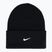 Zimní čepice Nike Peak Swoosh Beanie black/white