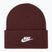 Dětská zimní čepice Nike Peak burgundy crush/white