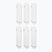 Ponožky  Jordan Everyday Cushioned Crew 6 pairs white/black