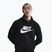 Pánská mikina Nike Club Pullover Hoodie black/black/white
