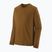 Pánské trekové tričko longsleeve Patagonia Cap Cool Merino Blend LS wolf brown