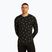 Pánská termoakční mikina icebreaker Merino 200 Oasis Crewe Snow Day black/peridot/aop
