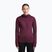 Dámská trekingová mikina Icebreaker Merino 300 Realfleece Descender Zip Hoodie dark berry