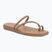 Dámské nazouváky Crocs Miami Toe Loop Sandal milk chocolate