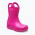 Dětské holínky Crocs Handle It Rain Boot Kids pink crush