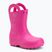 Dětské holínky Crocs Handle It Rain Boot Kids pink crush