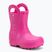 Dětské holínky Crocs Handle It Rain Boot Kids Toddler pink crush