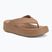 Dámské žabky Crocs Gateway Platform milk chocolate