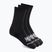 Ponožky HOKA Quarter Run Sock 3-Pack black/black/black