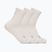 Ponožky HOKA Quarter Run Sock 3-Pack white/white/white