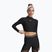 Dámské tréninkové tričko Longsleeve Under Armour HeatGear Crop Mock Ultimate Black/White