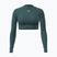 Dámské tréninkové tričko Longsleeve Under Armour HeatGear Crop Mock rack green/hyper green