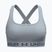 Sportovní podprsenka Under Armour Crossback Mid blue fog/downpour gray
