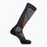 Lyžařské ponožky Salomon S/Pro Anthracite/Medium Grey/Fiery Red