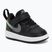 Dětské boty do vody Nike Court Borough Low black/smoke grey/white/illusion green