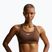 Dámská sportovní podprsenka Nike Swoosh Medium Support cacao wow/white