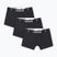 Pánské boxerky Nike Jordan Flight Cotton Trunk 3pk černé