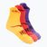 Ponožky HOKA No-Show Run Sock 3-pack egg yolk/cerise/virtual violet