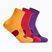 Ponožky HOKA Quarter Run Sock 3-Pack egg yolk/cerise/virtual violet