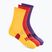 Ponožky HOKA Quarter Run Sock 3-Pack egg yolk/cerise/virtual violet