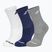 Ponožky Babolat 3 páry white/estate blue/grey