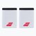 Potítka  Babolat Logo Jumbo Wristband 2 ks white/strike red