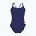 Dámské jednodílné plavky arena Lace Back Solid navy/white