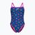 Dámské jednodílné plavky  arena Reversible Swimsuit Challenge Back royal multi/shocking pink