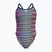 Dámské jednodílné plavky arena Racing Stripe Xcriss Cross navy multi/navy