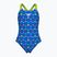 Dětské jednodílné plavky Arena Multiple Dot Swim Pro Back multi blue/artic lime