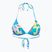 Horní díl plavek Billabong Sol Searcher Multi Triangle aqua flores
