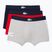 Boxerky Lacoste 5H1803 BCK 3 pary navy blue/silver china/red