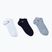 Ponožky  Lacoste RA4183 3 pary silver chine/navy blue/white