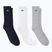 Ponožky  Lacoste RA4182 3 pary silver chine/white/navy blue