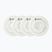 Kolečka na kolečkové brusle Luminous Led Wheels Duo 76mm/85A X4 white/red