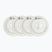 Kolečka na kolečkové brusle Luminous Led Wheels Duo 72mm/85A X4 white/red