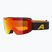 Lyžařské brýle Alpina Nendaz Q-Lite S2 černé/žluté matné/červené