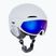 Lyžařská helma Alpina Alto Q-Lite white matt/blue revo
