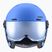 Dětská  lyžařská helma  UVEX Rocket Visor Jr blue matt/mirror blue/smoke