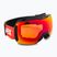 UVEX Downhill 2100 CV S2 lyžařské brýle černé lesklé/zrcadlově šarlatové/colorvision oranžové