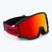 Lyžařské brýle  UVEX Athletic FM black matt/mirror red orange clear