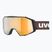 Lyžařské brýle  UVEX Gravity FM black matt/mirror gold orange clear