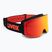 Dětské lyžařské brýle UVEX Pwdr FM black matt/mirror red orange clear