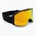 Lyžařské brýle UVEX Gravity FM black matt/mirror yellow/orange/clear